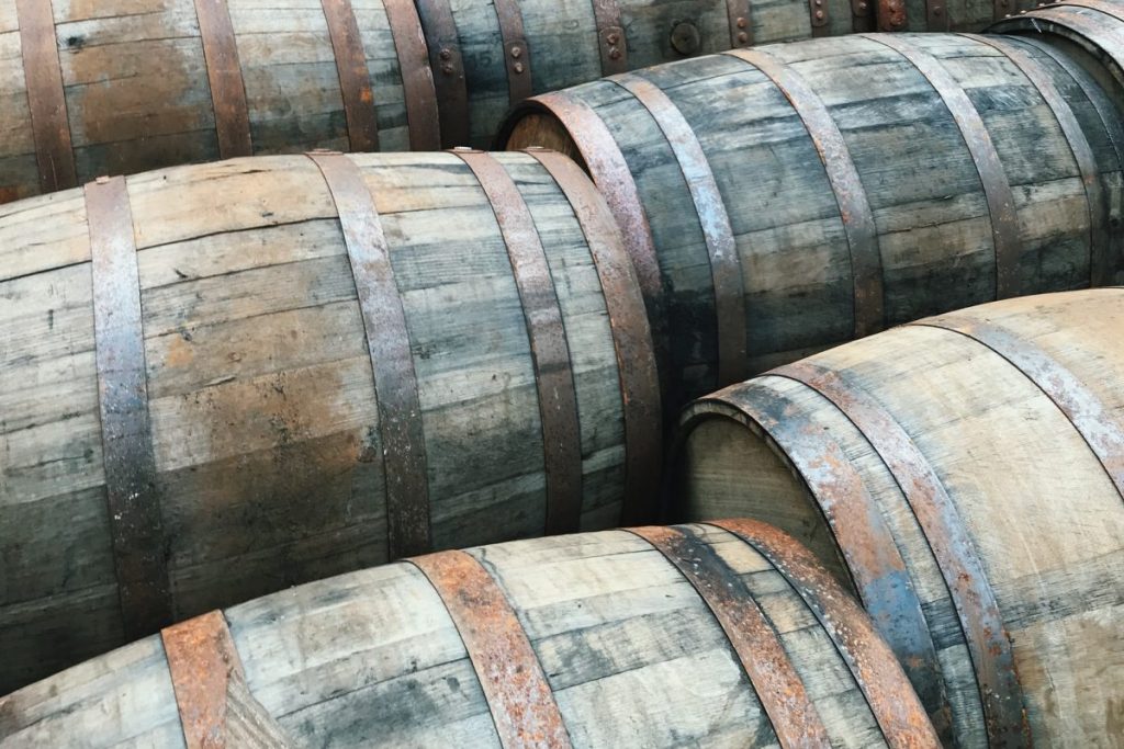 Rye And Bourbon barrels
